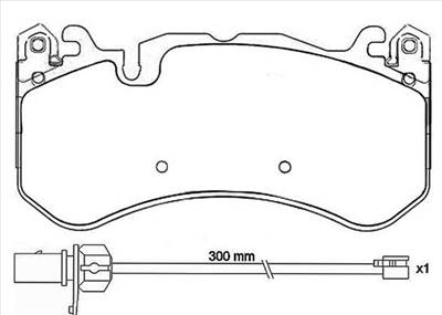 BREMBO P 50 127 - fékbetét AUDI MERCEDES-BENZ