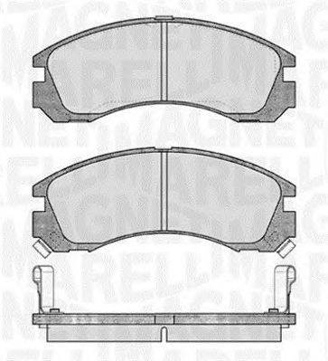 MAGNETI MARELLI 363916060339 - fékbetét CHEVROLET CITROËN MITSUBISHI PEUGEOT