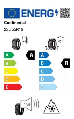 Continental AllseasonContact 2 235/55 R19 101T M+S 3PMSF négyévszakos gumi 2. kép