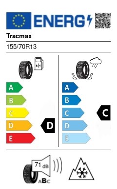Tracmax Trac Saver 155/70 R13 73T négyévszakos gumi 2. kép