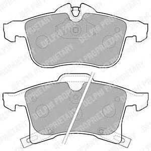 DELPHI LP1861 - fékbetét OPEL VAUXHALL