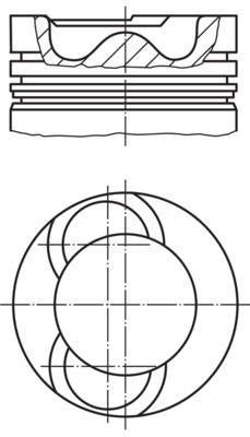dugattyú MAHLE 213 65 00 for DAF