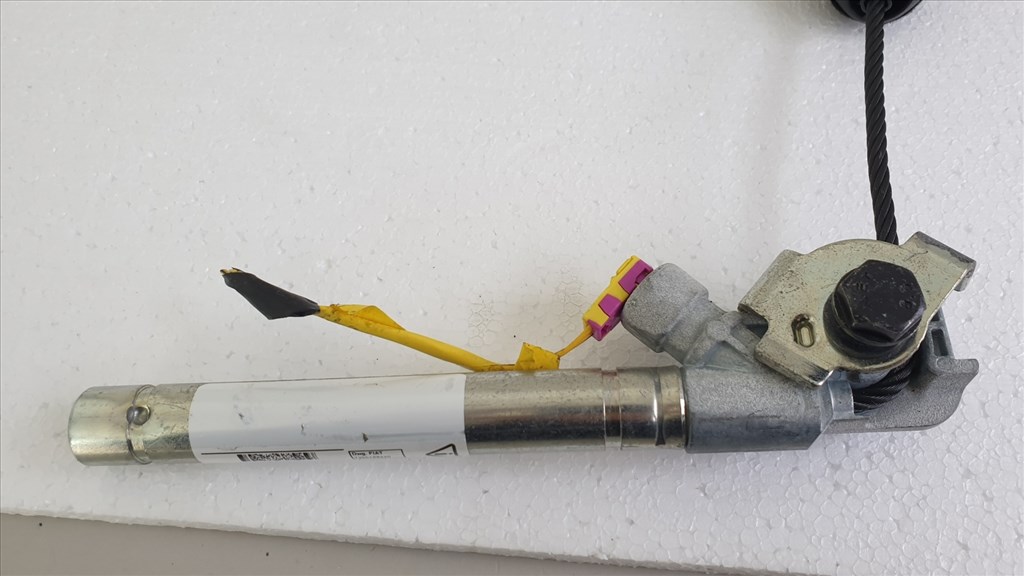 510383 Fiat Punto EVO, 2012, Jobb Első Övfeszítő, Biztonsági Öv, 3 Ajtós. 2. kép