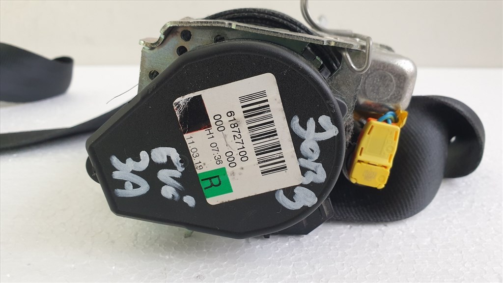 510383 Fiat Punto EVO, 2012, Jobb Első Övfeszítő, Biztonsági Öv, 3 Ajtós. 6. kép