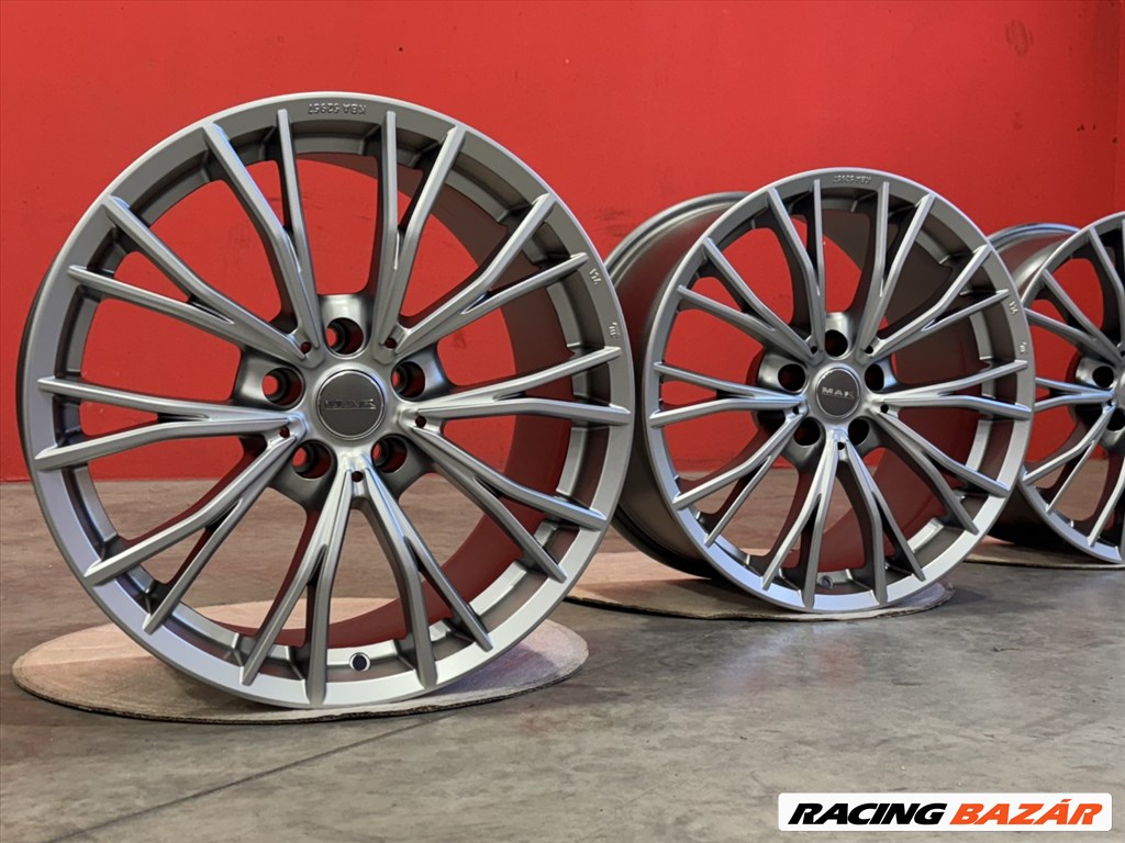 R18 5x112 (66.6) Original MAK MARK - LIGHT TITAN kétszéles új alufelnik 2. kép