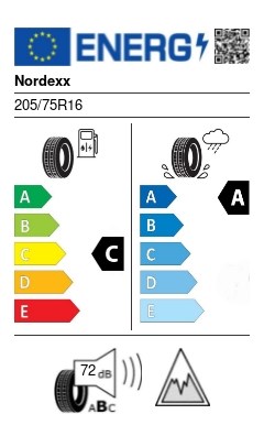 Nordexx WinterSafe Van 2 205/75 R16C 110/108R M+S 3PMSF kisteher téli gumi 2. kép