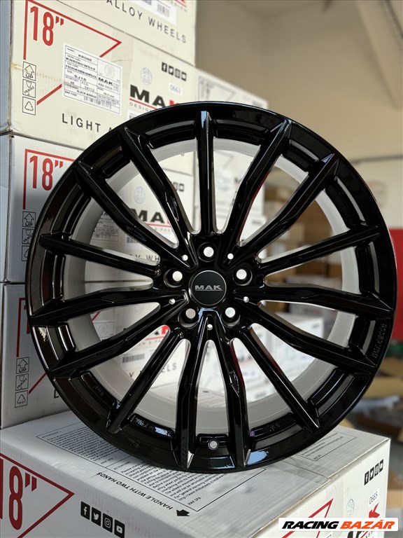 R20 5x112 (66,6) MAK RAPP GLOSS BLACK 9J ET35  9x20 20" 20col új alufelnik felnik 4. kép