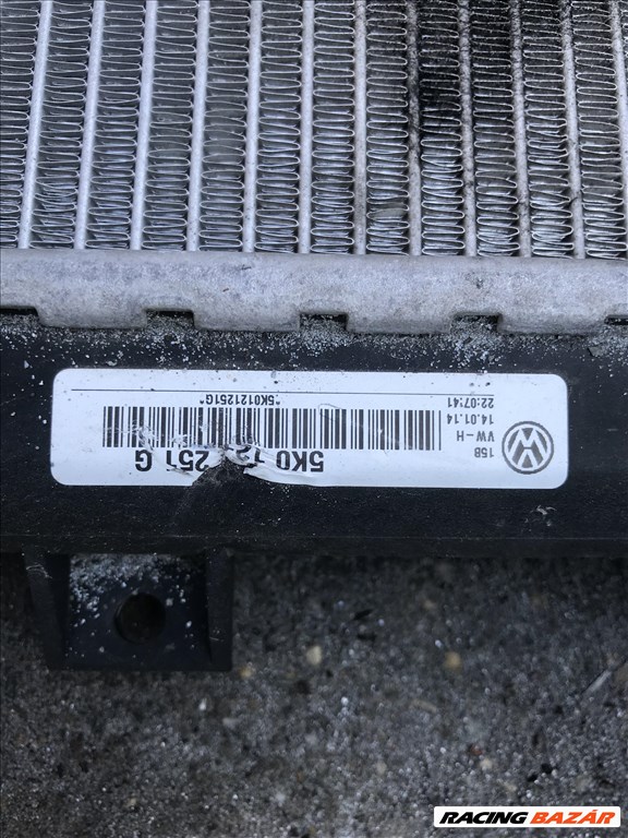 Volkswagen Golf VI 1,4 TSI _vízhűtő 5k0121251g 2. kép