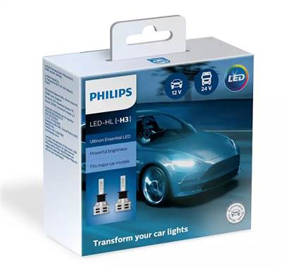 Philips Ultinon Essential H3 LED fényszóró izzó 11336UE2X2