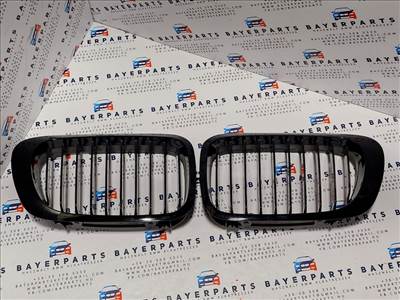 BMW E46 coupe cabrio új fényes fekete vese hûtőrács - vékony pálcás