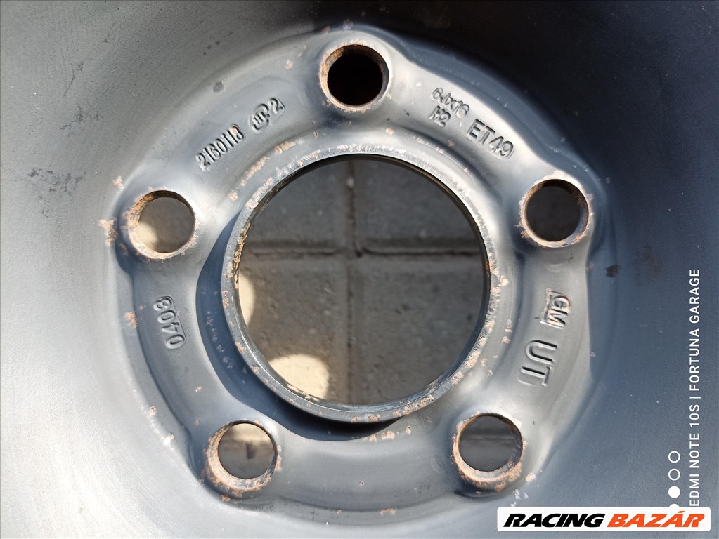 5x110 16" Opel használt lemezfelni garnitúra (R460) 7. kép