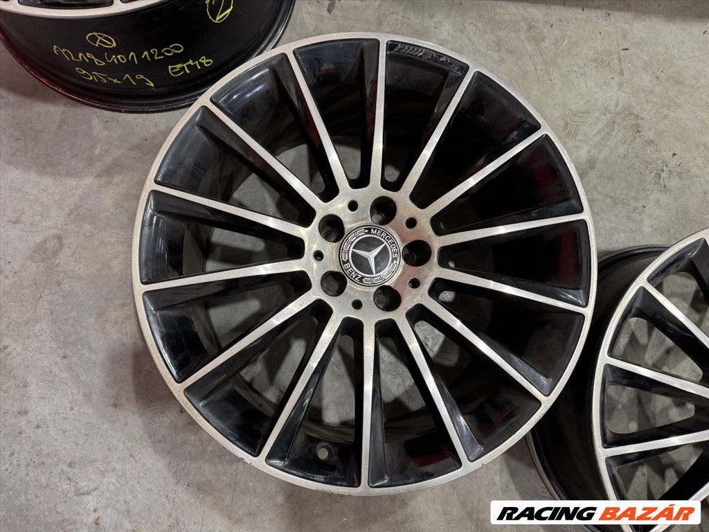 R19 Original mercedes 9.5J ET48 - A218 401 1200 A2184011200 2db felni  2. kép