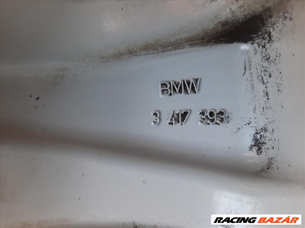 BMW X3 (E83) gyári 17 colos alufelni:5x120 8Jx17 Et46 Style204, rajta kopott gumi  9. kép