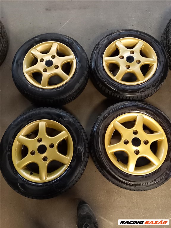  Suzuki 4x114.3-as 5x13" újszerű OZ alufelni 155/70R13 újszerű Vredestein nyári gumi MXX 1. kép