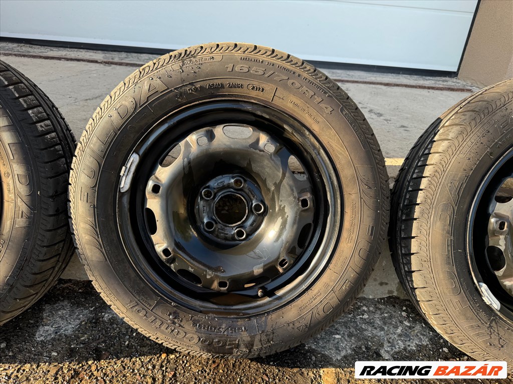 Volkwagen Polo 165/70 R14 nyári gumik acélfelnin 4. kép