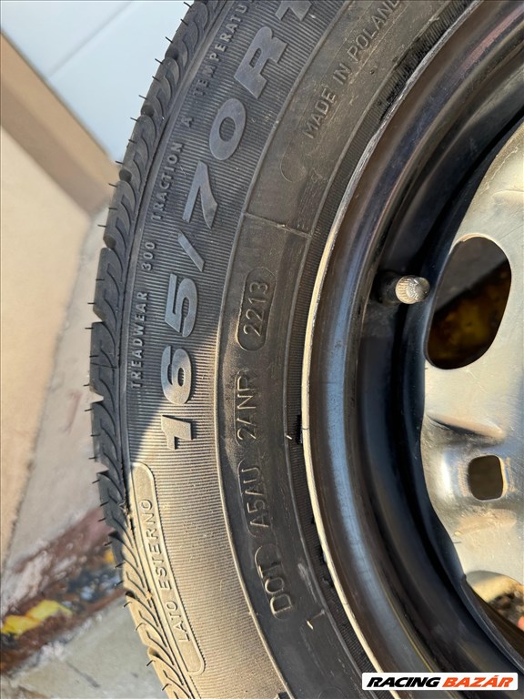 Volkwagen Polo 165/70 R14 nyári gumik acélfelnin 8. kép