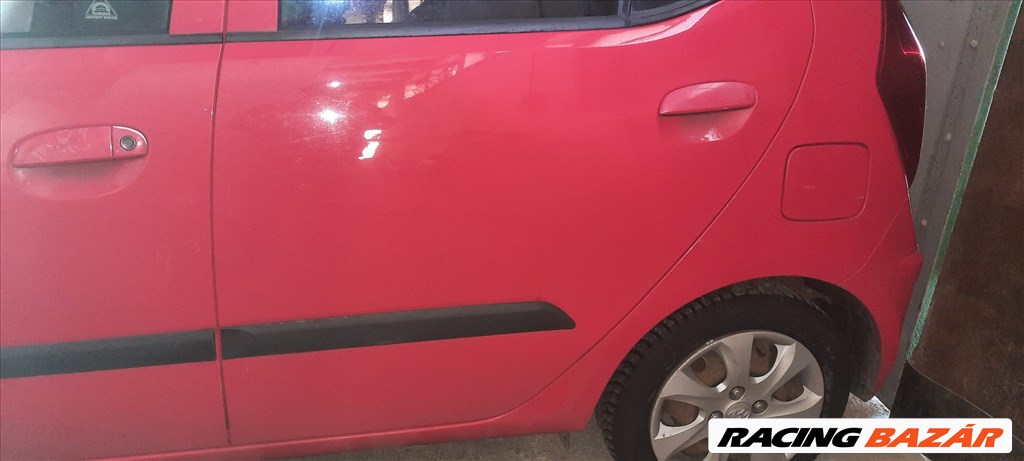Hyundai I10 bal hátsó ajtó piros 1. kép