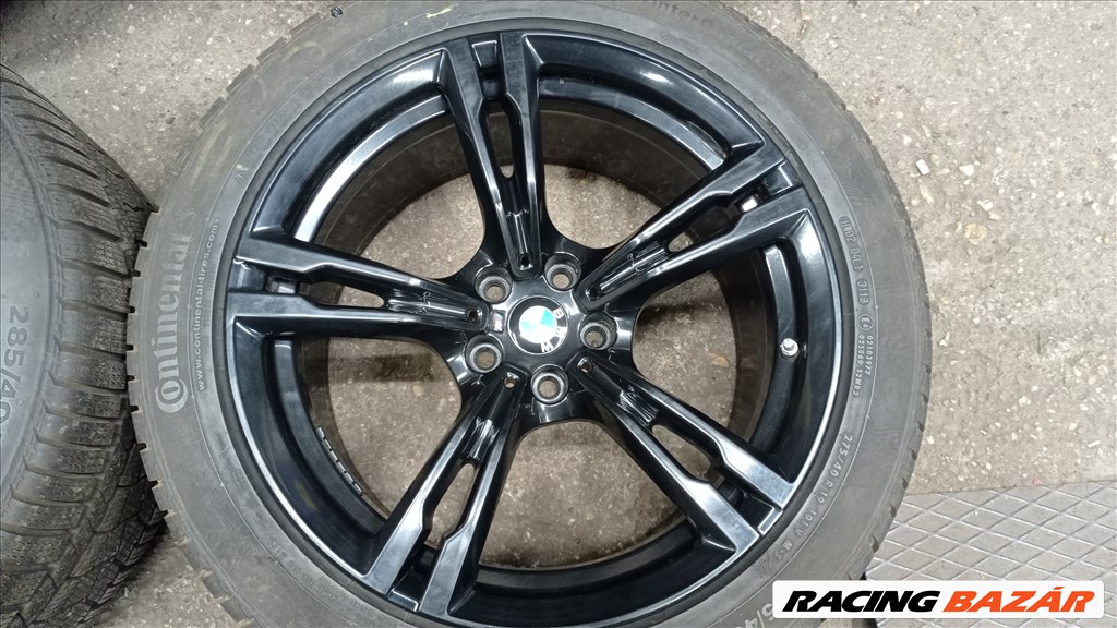  5x112 lyukosztású 19" újszerű (gyári felni) alufelni,275/40 újszerű Continental téli gumi  2. kép