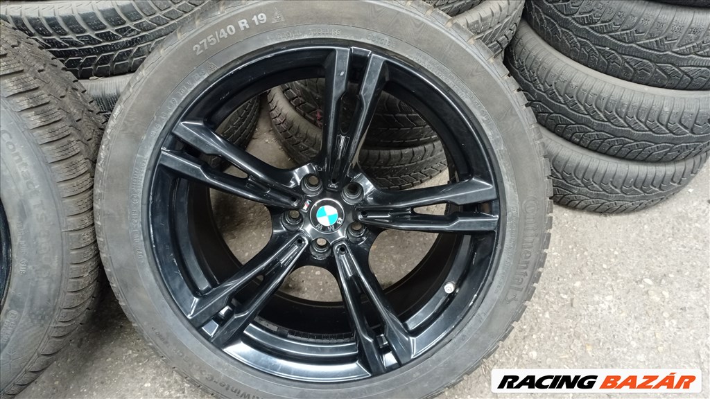  5x112 lyukosztású 19" újszerű (gyári felni) alufelni,275/40 újszerű Continental téli gumi  3. kép