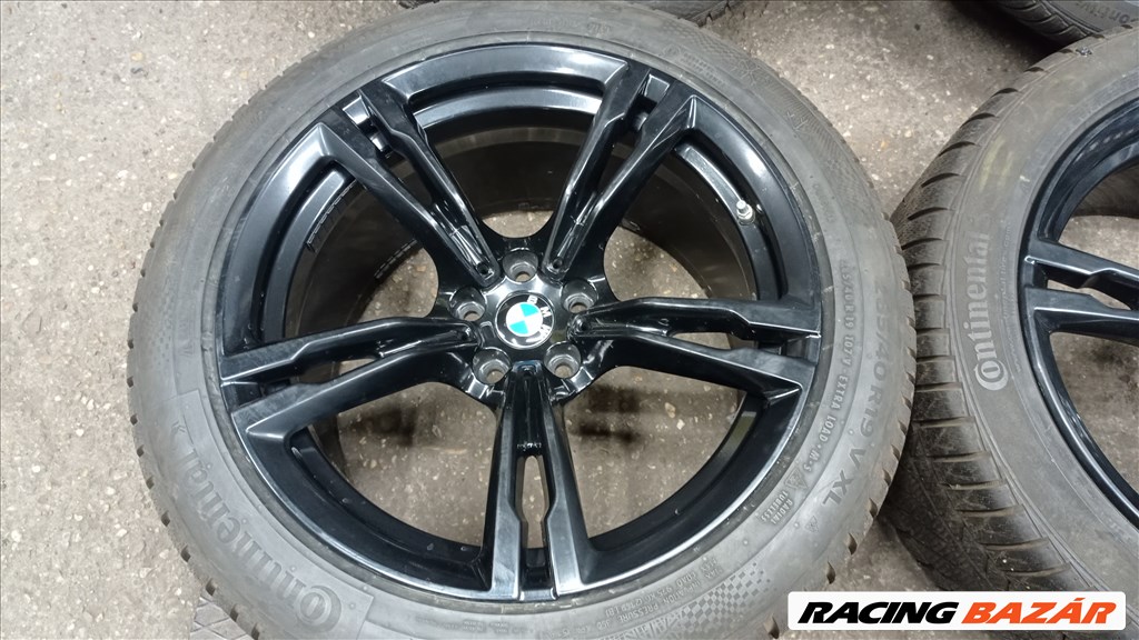  5x112 lyukosztású 19" újszerű (gyári felni) alufelni,275/40 újszerű Continental téli gumi  4. kép