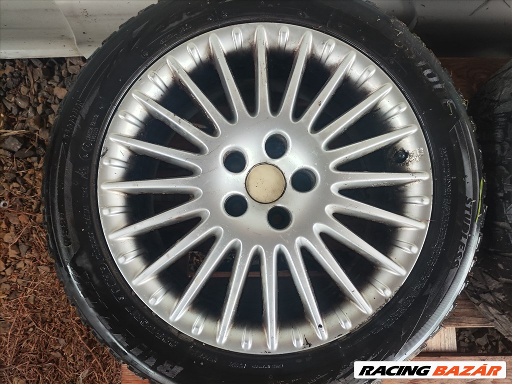 Alfa Romeo 159 5x110 lyukosztású 17" használt alufelni, rajta 225/50 eldobós téli gumi 50501529 2. kép