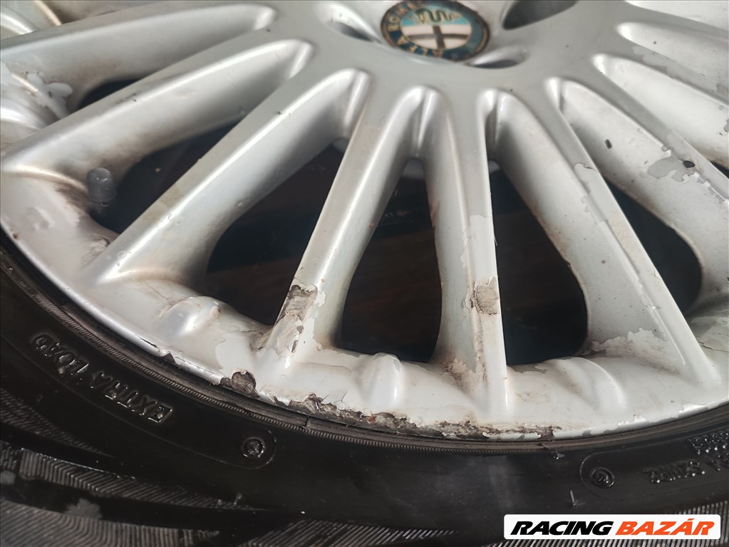 Alfa Romeo 159 5x110 lyukosztású 17" használt alufelni, rajta 225/50 eldobós téli gumi 50501529 7. kép