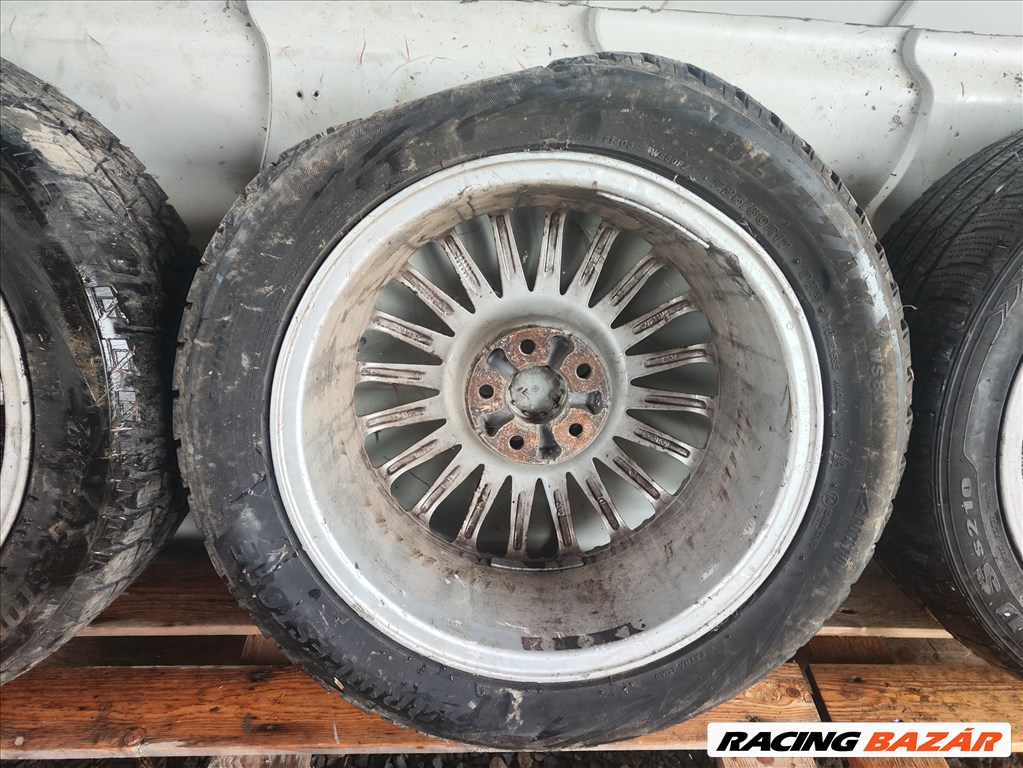 Alfa Romeo 159 5x110 lyukosztású 17" használt alufelni, rajta 225/50 eldobós téli gumi 50501529 19. kép