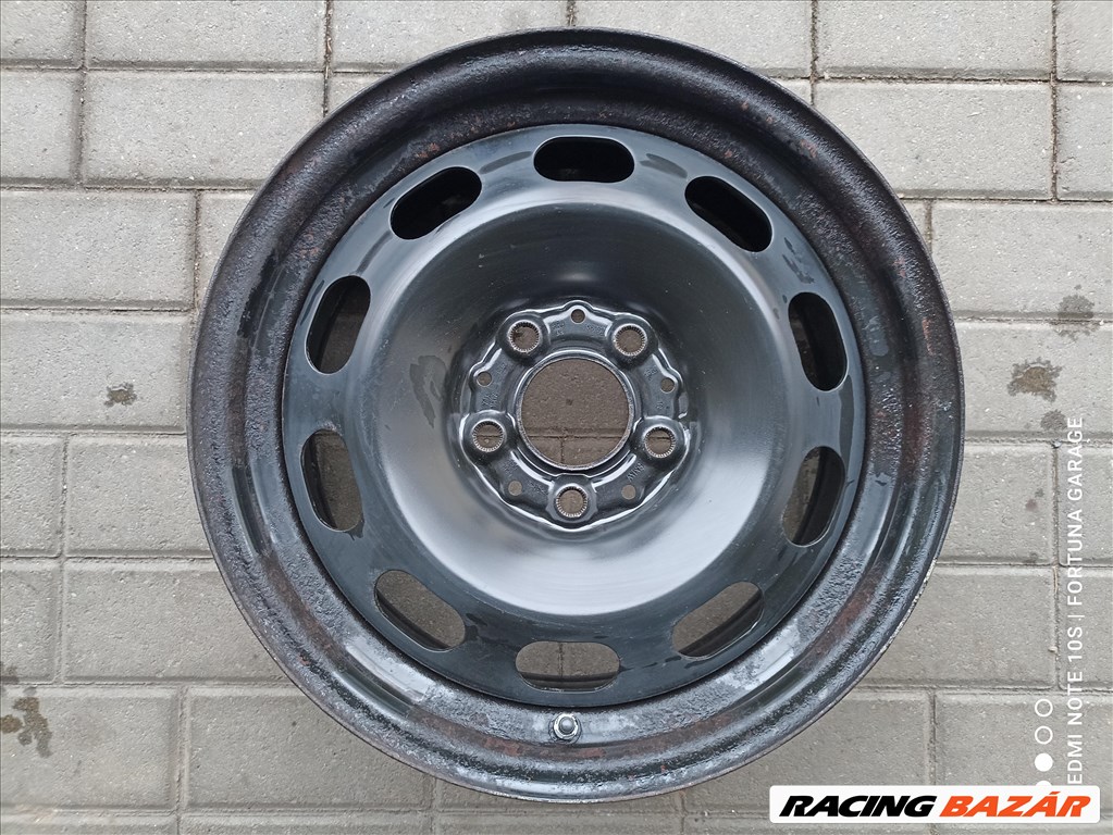 5x112 16" BMW használt lemezfelni garnitúra dísztárcsával +TPMS (333) 6. kép