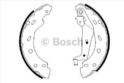 BOSCH 0 986 487 600 - fékpofakészlet SMART