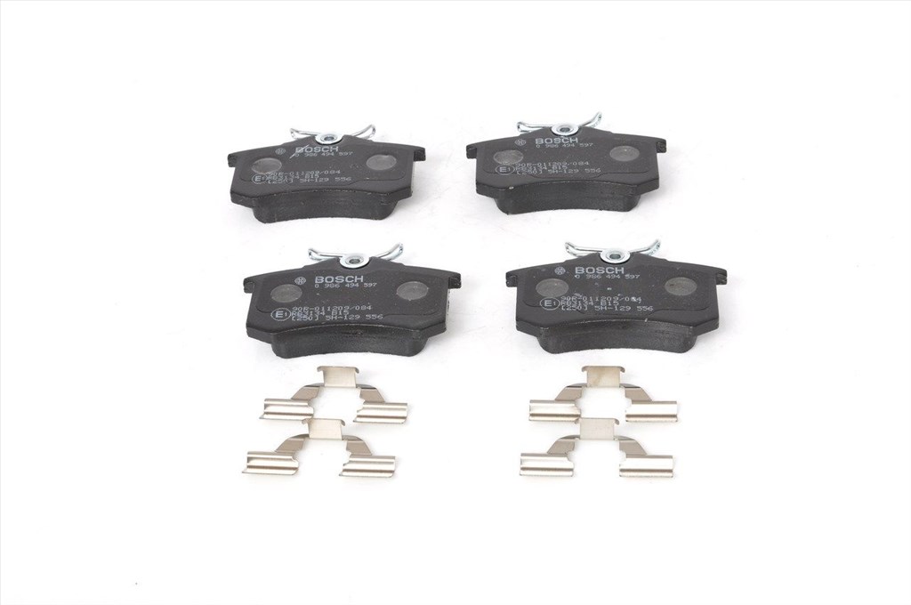 fékbetétkészlet, tárcsafék BOSCH 0 986 494 597 for AUDI, SEAT, SKODA, VW, … 6. kép
