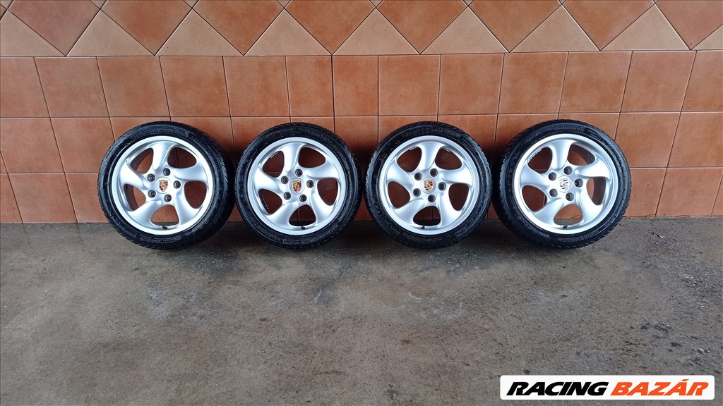 PORSCHE 911 17" ALUFELNI 5X130 TÉLI 205/50R17 GUMIVAL OLCSÒN!! 1. kép