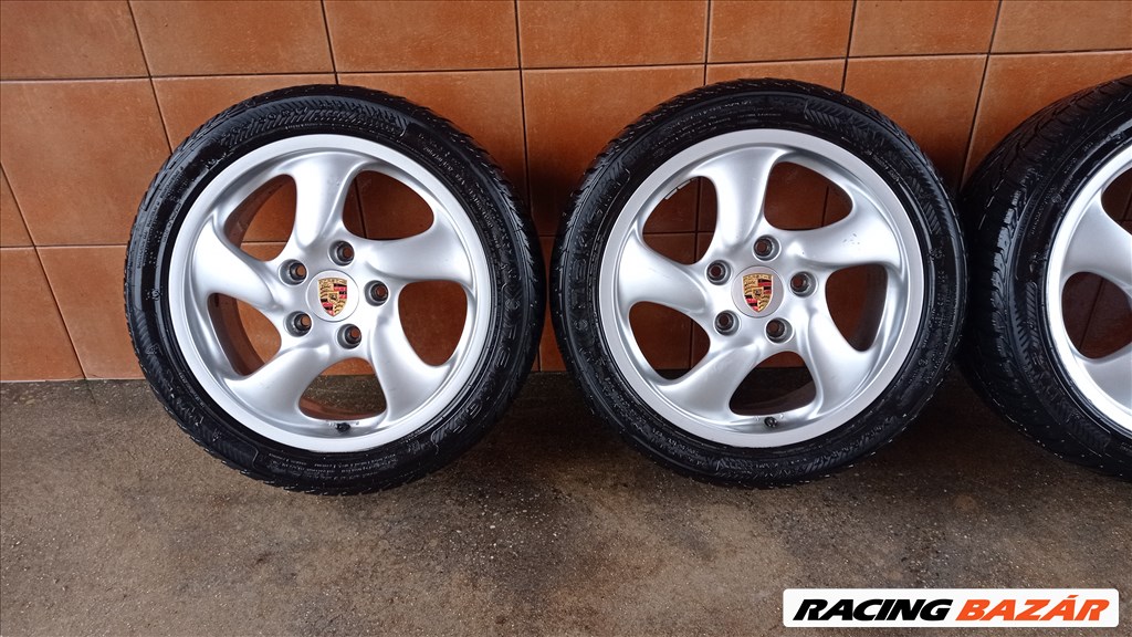 PORSCHE 911 17" ALUFELNI 5X130 TÉLI 205/50R17 GUMIVAL OLCSÒN!! 2. kép