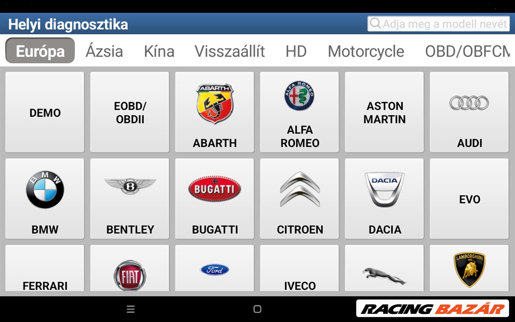 Thinkdiag Pro diagnosztika tablettel használatra készen 3. kép
