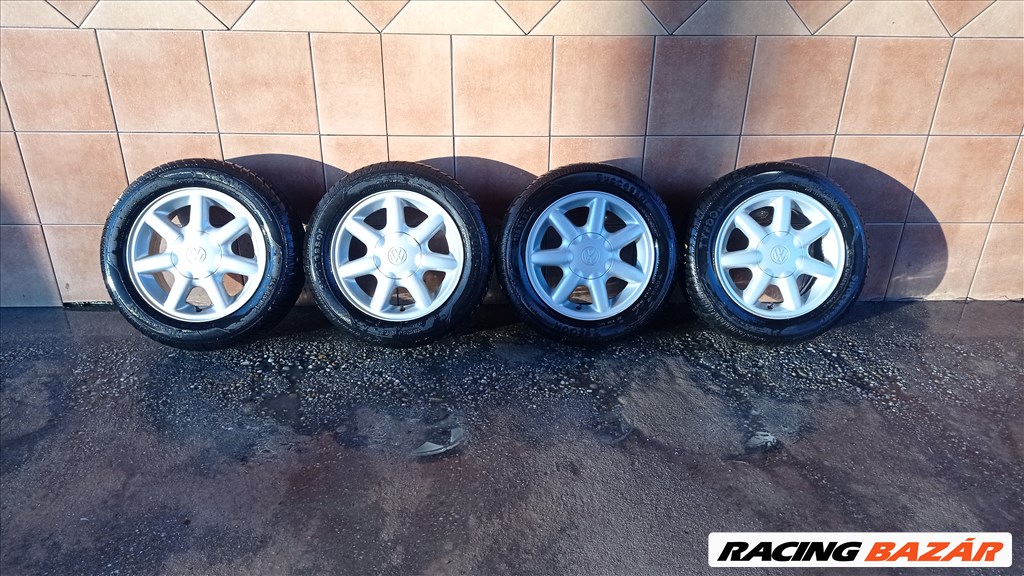 VW 14" ALUFELNI 4X100 NYÁRI 185/60R14 GUMIVAL OLCSÒN!!! 1. kép