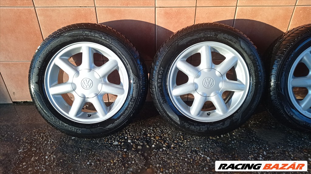 VW 14" ALUFELNI 4X100 NYÁRI 185/60R14 GUMIVAL OLCSÒN!!! 2. kép