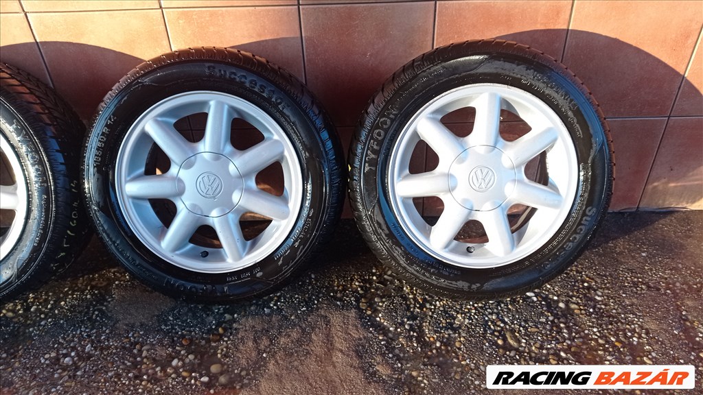 VW 14" ALUFELNI 4X100 NYÁRI 185/60R14 GUMIVAL OLCSÒN!!! 3. kép