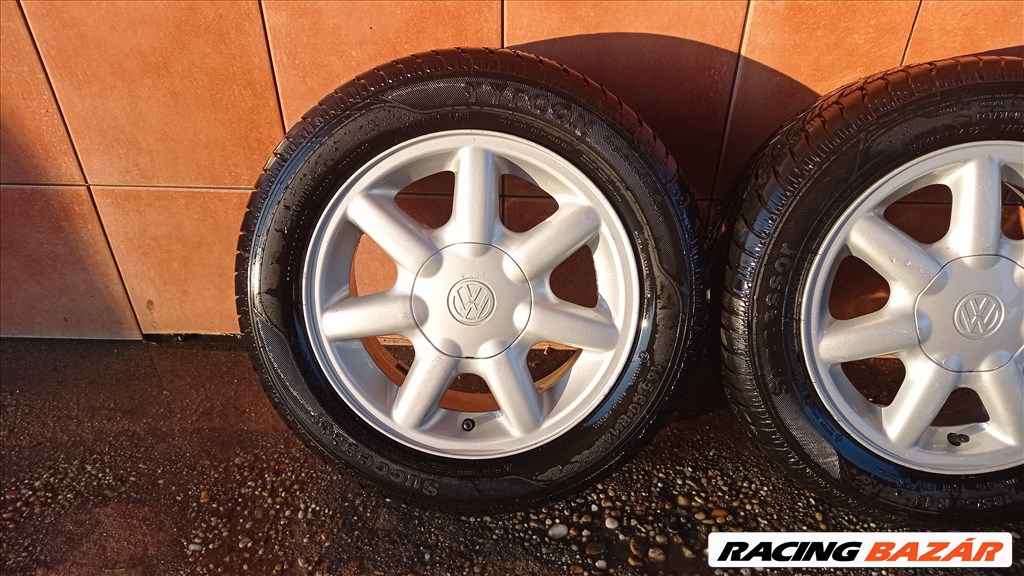 VW 14" ALUFELNI 4X100 NYÁRI 185/60R14 GUMIVAL OLCSÒN!!! 4. kép