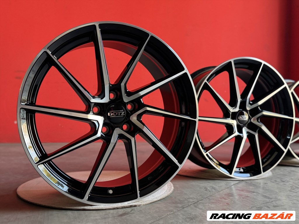 R19 5x112 (70,1) DOTZ SPA DARK BLACK POLISHED 8J ET40 új alufelnik 19" 2. kép