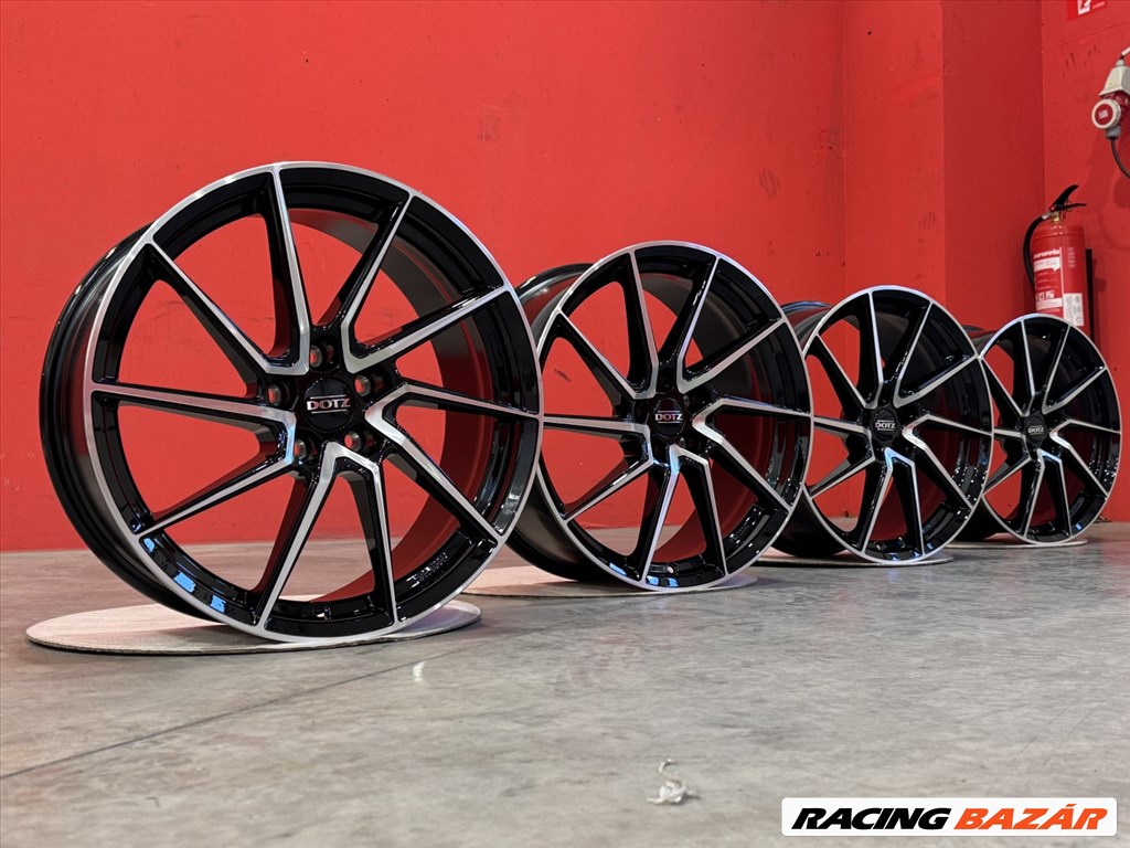 R19 5x112 (70,1) DOTZ SPA DARK BLACK POLISHED 8J ET40 új alufelnik 19" 3. kép