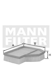 MANN-FILTER C 24 080 - légszűrő FIAT OPEL