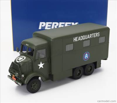 GMC 353 AFKWX TRUCK HEADQUARTERS MILITARY TELONATO 3-ASSI 1944 MILITARY GREEN