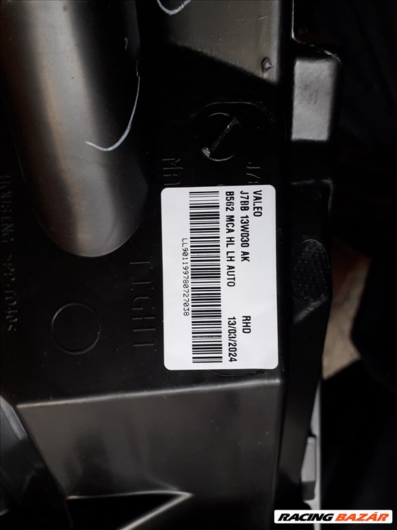 Ford Ka Mk3 BAL FÉNYSZÓRÓ j7bb13w030ak 3. kép