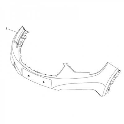 MTR 12158827 - lökhárító OPEL