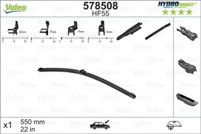 törlőlapát VALEO 578508 for FORD, MERCEDES-BENZ, BMW, VOLVO, …