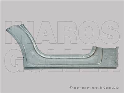Nissan Primastar 2006-2016 - Első sárvédő hátsó rész, küszöbbel, bal