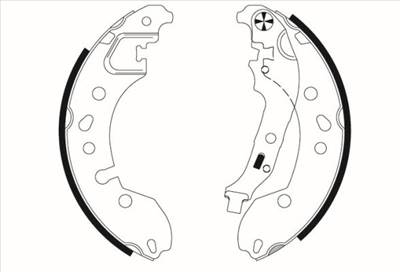 fékpofakészlet TEXTAR 91080700 for SMART, RENAULT