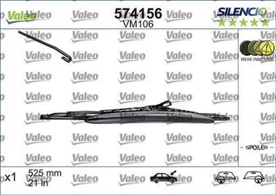 törlőlapát VALEO 574156 for TOYOTA, BMW, AUDI, SEAT, …