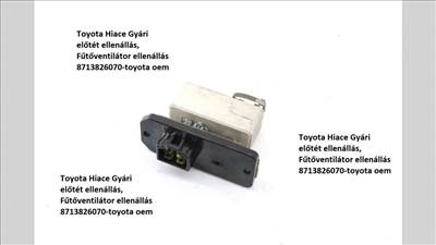 Toyota Hiace Gyári előtét ellenállás, Fűtőventilátor ellenállás 8713826070-toyota oem
