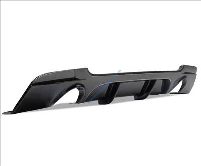 BMW E92 E93 M lökhárító diffúzor, fényes fekete 2006-2013 O----o két oldalt egy vég