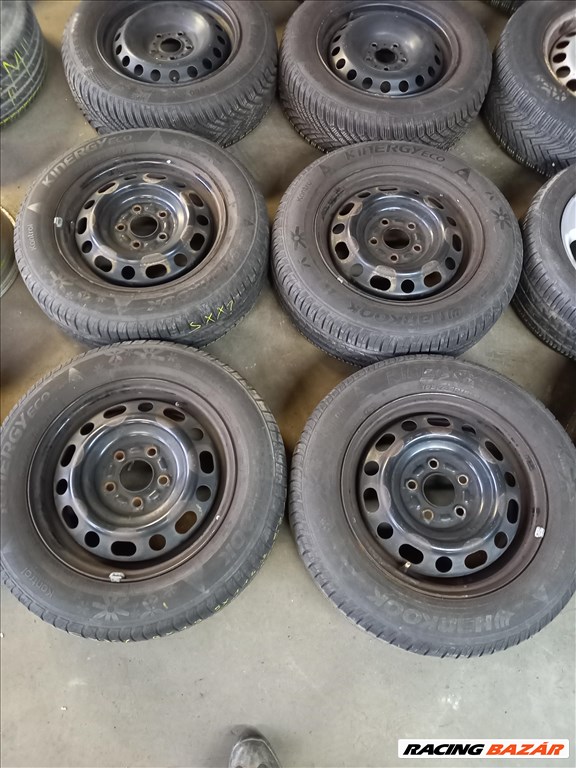 Mazda3 5x114.3-as 6x15" használt (gyári felni) lemezfelni, 195/65 használt Hankook nyári gumi sxx1 1. kép